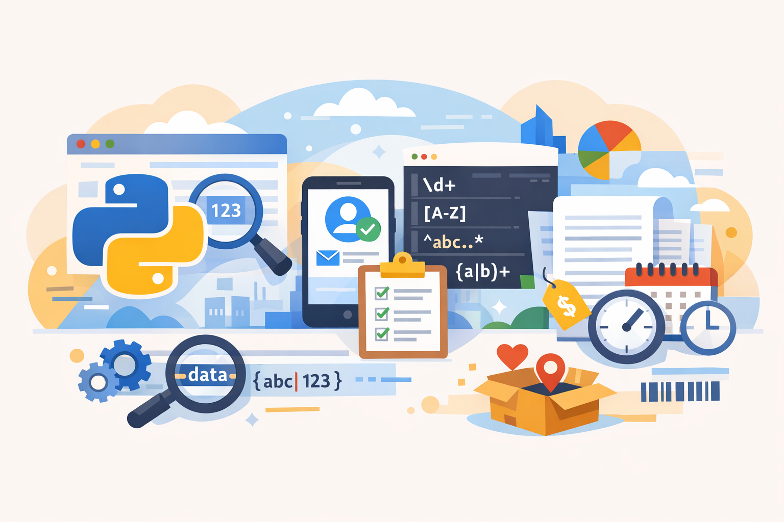 “Mastering Python Regex: 12 Real-World Use Cases” | Spark Golden Tech